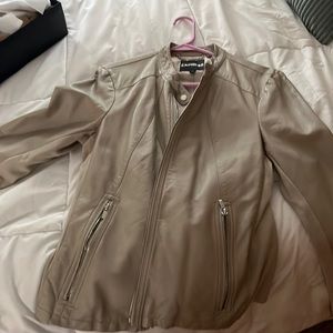 Tan express jacket
